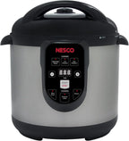 Nesco NPC-9 Smart Electric Pressure Cooker and Canner, Stainless Steel, 9.5 Qt