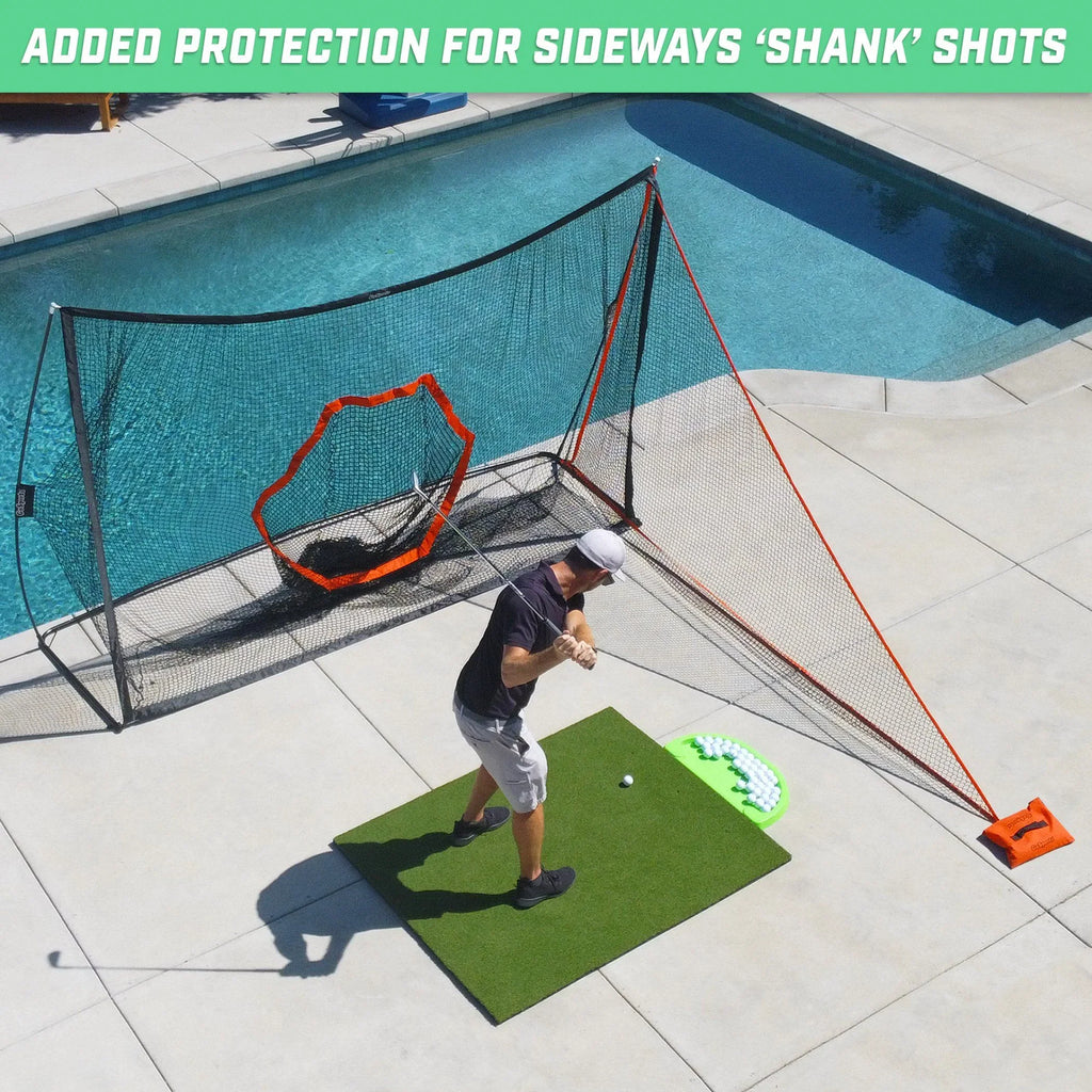 Shank Net Attachment for Golf Hitting Nets