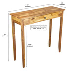 Porch & Den Holly Hill Solid Acacia Console Table with 1 Drawer