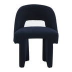 Modern Elegant Boucle Upholstered Accent Chair with MDF Wood Frame for Home Office, Living Room, and Bedroom