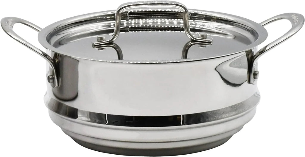 MultiClad Pro Stainless-Steel Cookware 13-Piece Cookware Set, Silver