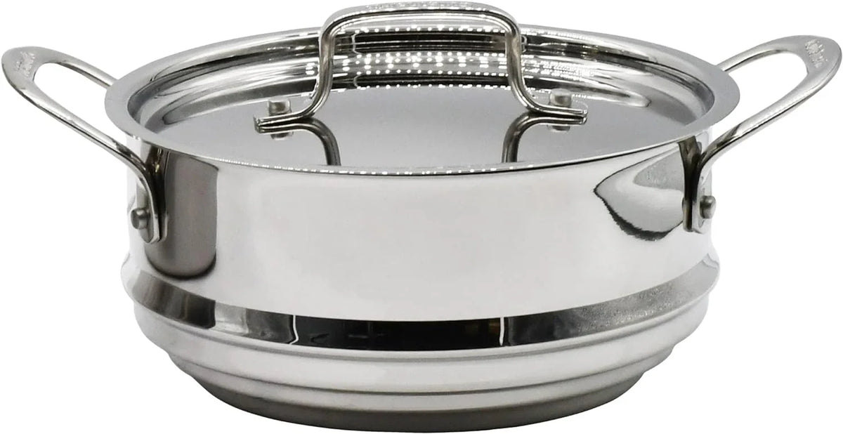 MultiClad Pro Stainless-Steel Cookware 13-Piece Cookware Set, Silver