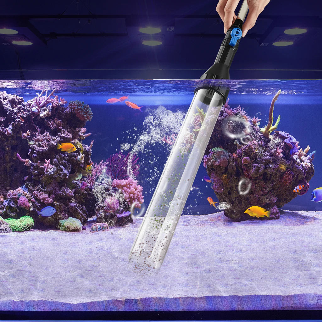Aquarium Vacuum Gravel Cleaner 33FT PVC Hose Siphon Fish Tank