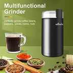 Wancle Electric Coffee Grinder, Quiet Spice Grinder, One Touch Coffee Mill for Beans