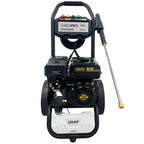 Pressure Washer Gas Powered, 3500PSI High Pressure Power Washer W/7.0HP Aluminum Pump, 210CC Powerful Engine, Maximum Spray 32.8FT, 4 Nozzles