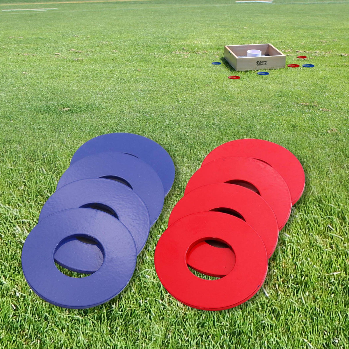 Washer Toss Replacement Set, 8-pk | Powder Coated Steel