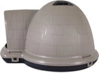 Petmate Indigo Dog House (Igloo Dog House. Made in USA with 90% Recycled Materials. All-Weather Protection Pet