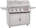 Blaze Freestanding Grill with Lights (BLZ-5LTE2-LP-BLZ-5-CART), 40-inch, Propane Gas