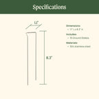 Cloche Ground Stakes - 16 Pack