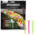 3.25" Widemouth Plastic Golf Tees, 60-pk