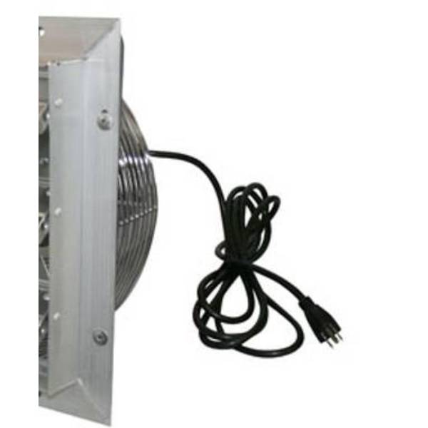 J&D Manufacturing 1/10 HP 12" ES Shutter Fan