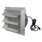 J&D Manufacturing 1/10 HP 12" ES Shutter Fan
