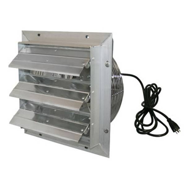 J&D Manufacturing 1/10 HP 12" ES Shutter Fan