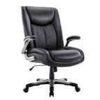 Ergonomic Office Chair with High Back Flip Up Armrests and Rolling Base