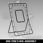 5' x 3' Baseball & Softball Pitching & Fielding Rebounder