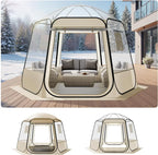 VEVOR Pop up Sports Tent, 8 Sizes Optional Clear Bubble Tent for 1-6 Person