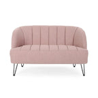 Christopher Knight Home Lupine Contemporary Fabric Loveseat with Hairpin Legs