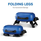 Napoleon Travelq 240 1 - Burner Portable Propane Gas Grill in Blue