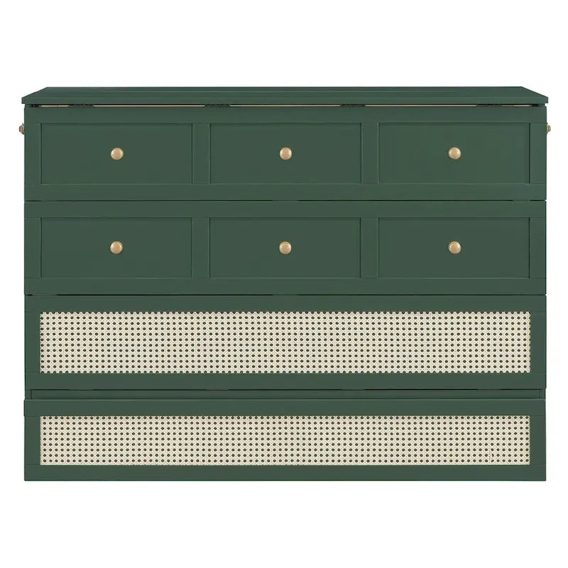 Nestfair Full-Size Murphy Bed with Spacious Drawers