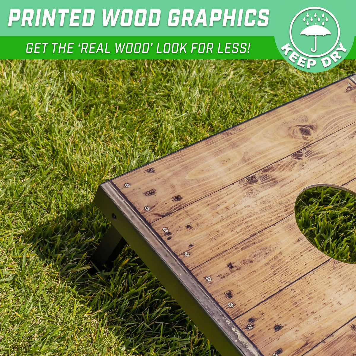 3' x 2' Portable Cornhole Set | Steel MDF