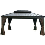 Alexander 16 Ft. W X 12 Ft. D Aluminum Patio Gazebo