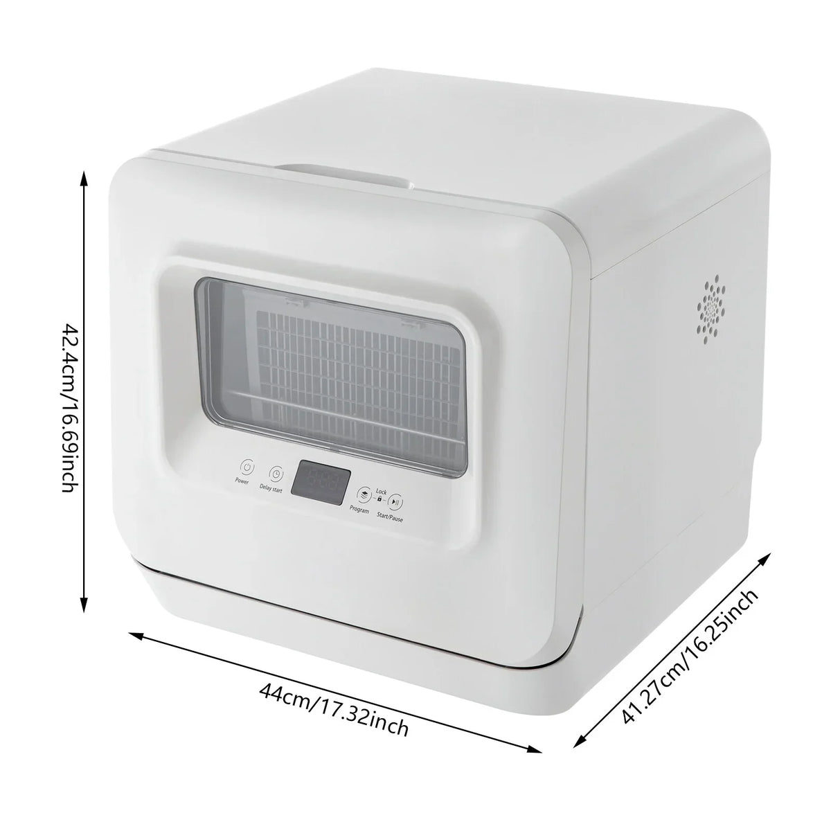 Counter Top Dishwashe, Portable Countertop Dishwashers, Mini Dishwasher 3-in-1 Cups Dishwasher