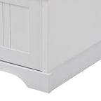 Hall Tree with Upholstered Bench and Coat Rack, Entryway Bench with 3 Hooks, 3 Open Shelves, 2 Drawers & Storage Cabinets, Mudroom Bench with Storage and Hooks for Foyer, Entry Way, Hallway (Beige)