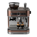 Philips Barista Brew Semi-Automatic Espresso Machine with Milk Frother, Silver Metal