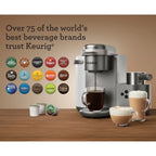 Keurig K-Cafe Single Serve K-Cup Coffee Maker, Latte Maker and Cappuccino Maker, Dark Charcoal