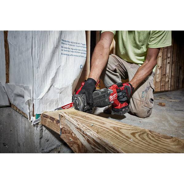 M18 FUEL 18-Volt Lithium-Ion Brushless Cordless SAWZALL w/7-1/4 in. Rear Handle Circ Saw, Two 6 Ah High Output Batteries