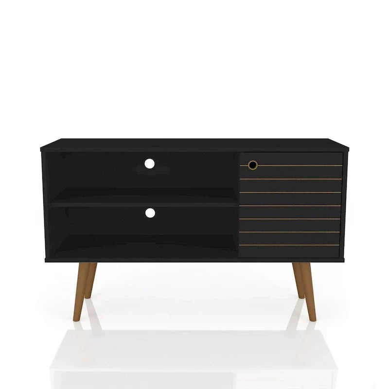 Mid-Century Modern Liberty Dual-Shelf TV Console