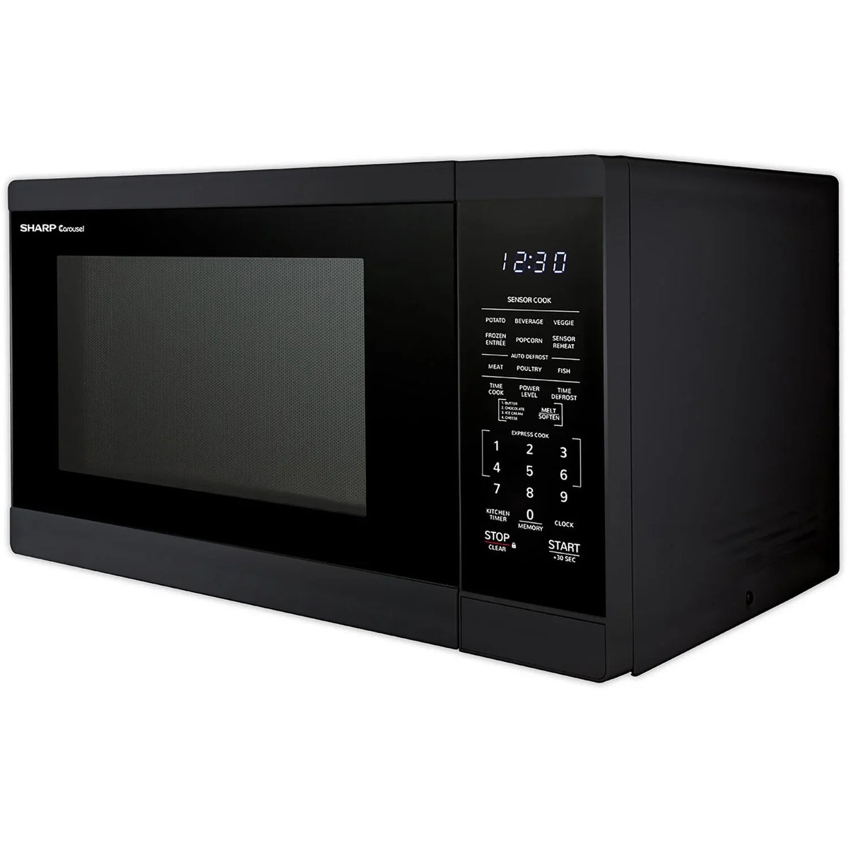 Sharp 1.4 - Cu. Ft. Countertop Microwave Oven in Black