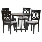 Kara Contemporary 5-Piece Wooden Dining Set