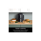 Ninja Doublestack XL 2 - Basket Air Fryer, Doublestack Technology Cooks 4 Foods at Once, Space Saving Design, 10 QT, 4 - in - 1, Smart Finish & Match Cook, SL400