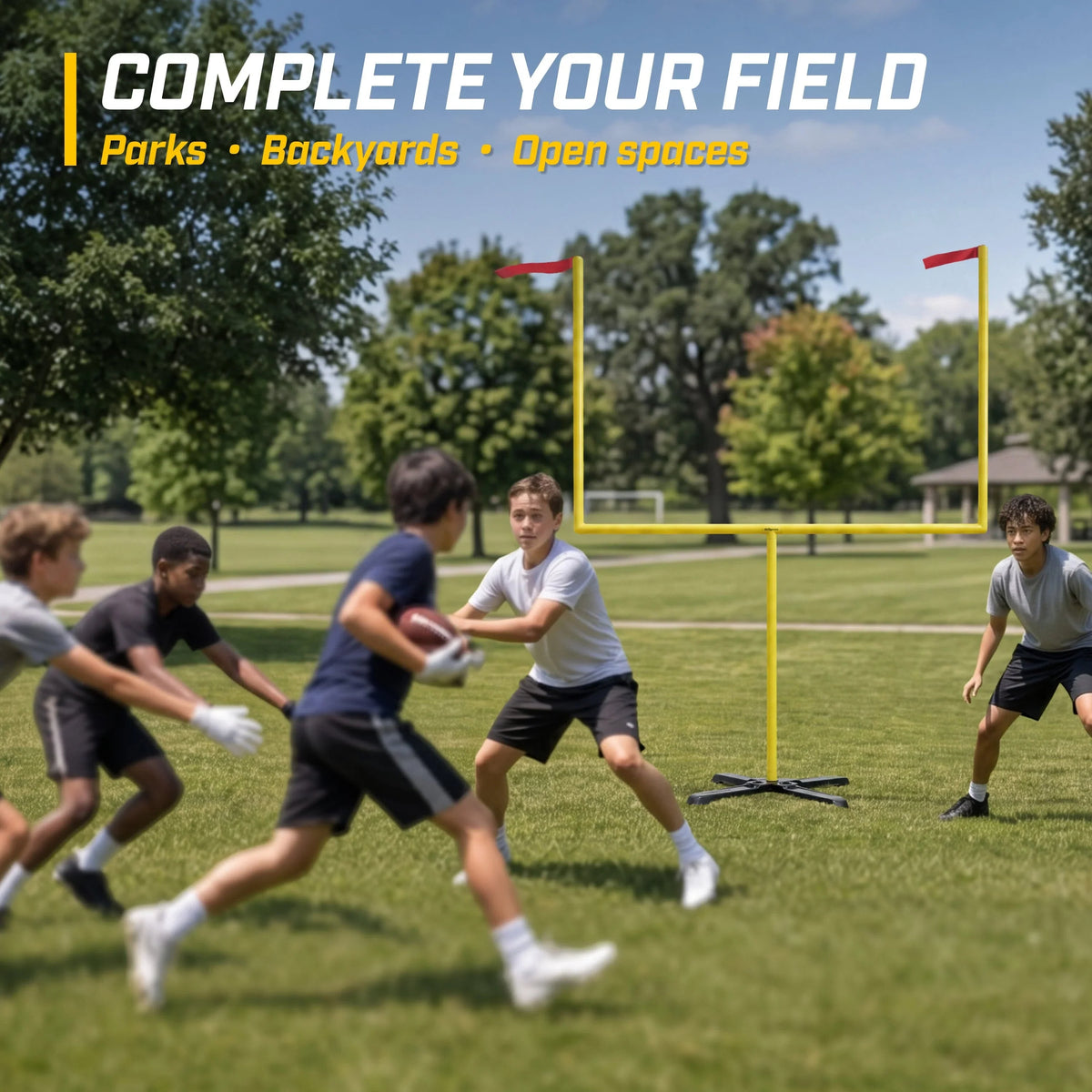 8' x 6' All-Weather Football Field Goal Post