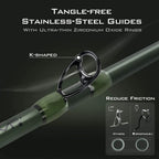KastKing Spartacus II Twin-Tip Casting Rods | Casting / 6'8" / Fast-Medium Heavy (2 Pcs+ Extra Tip)