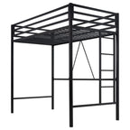 SHA CERLIN Junior Loft Bed Twin Size Heavy Duty Twin Bed Frame