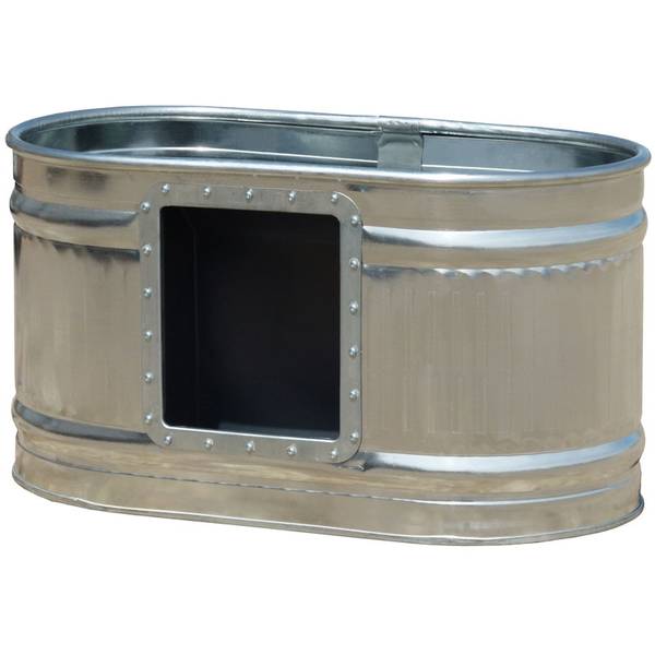 Agrimaster Galvanized Stock Tank with Drinker