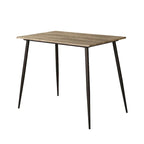 Cairo 5-Piece Counter Height Dining Table Set in Industrial Metal by Furniture of America