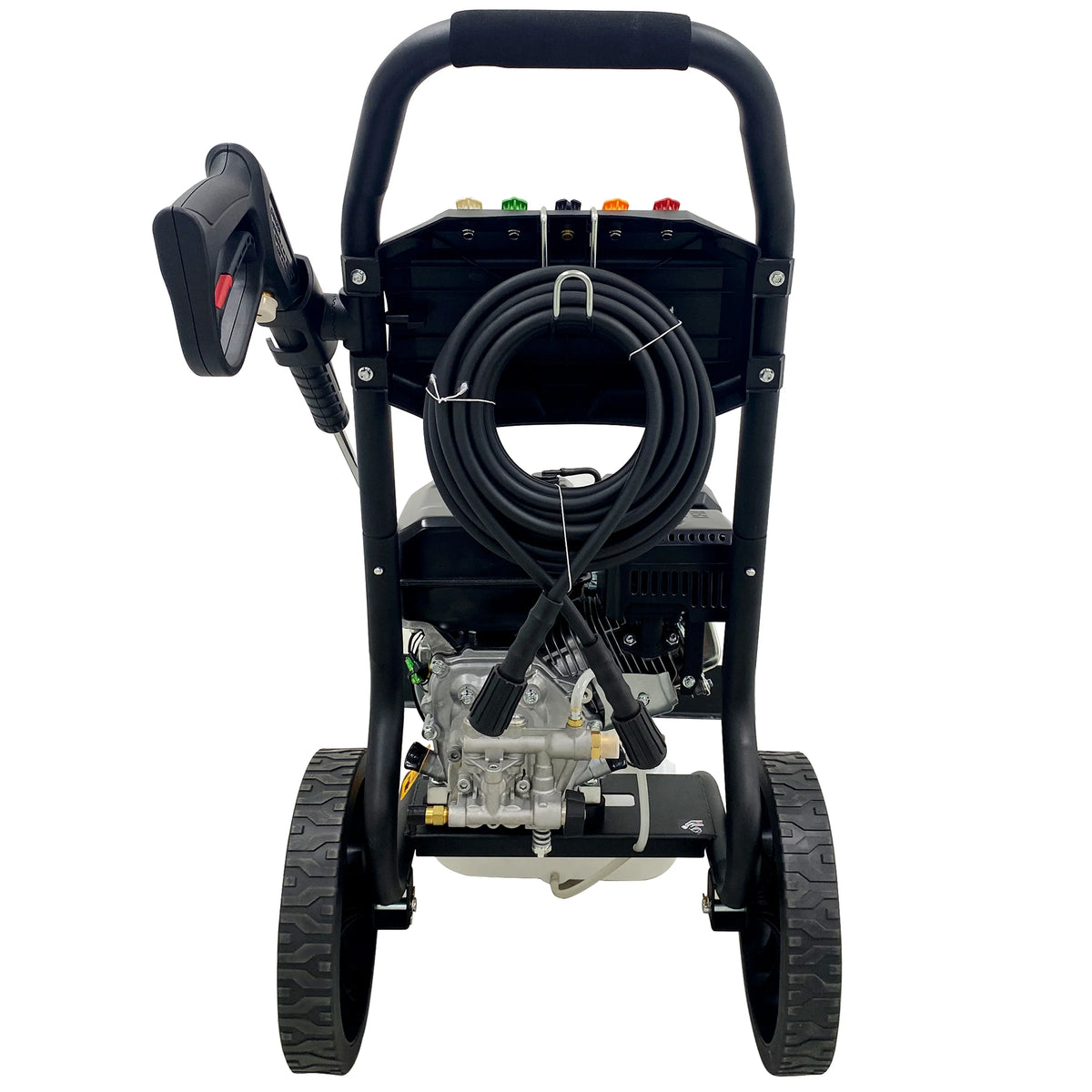 Pressure Washer Gas Powered, 3500PSI High Pressure Power Washer W/7.0HP Aluminum Pump, 210CC Powerful Engine, Maximum Spray 32.8FT, 4 Nozzles