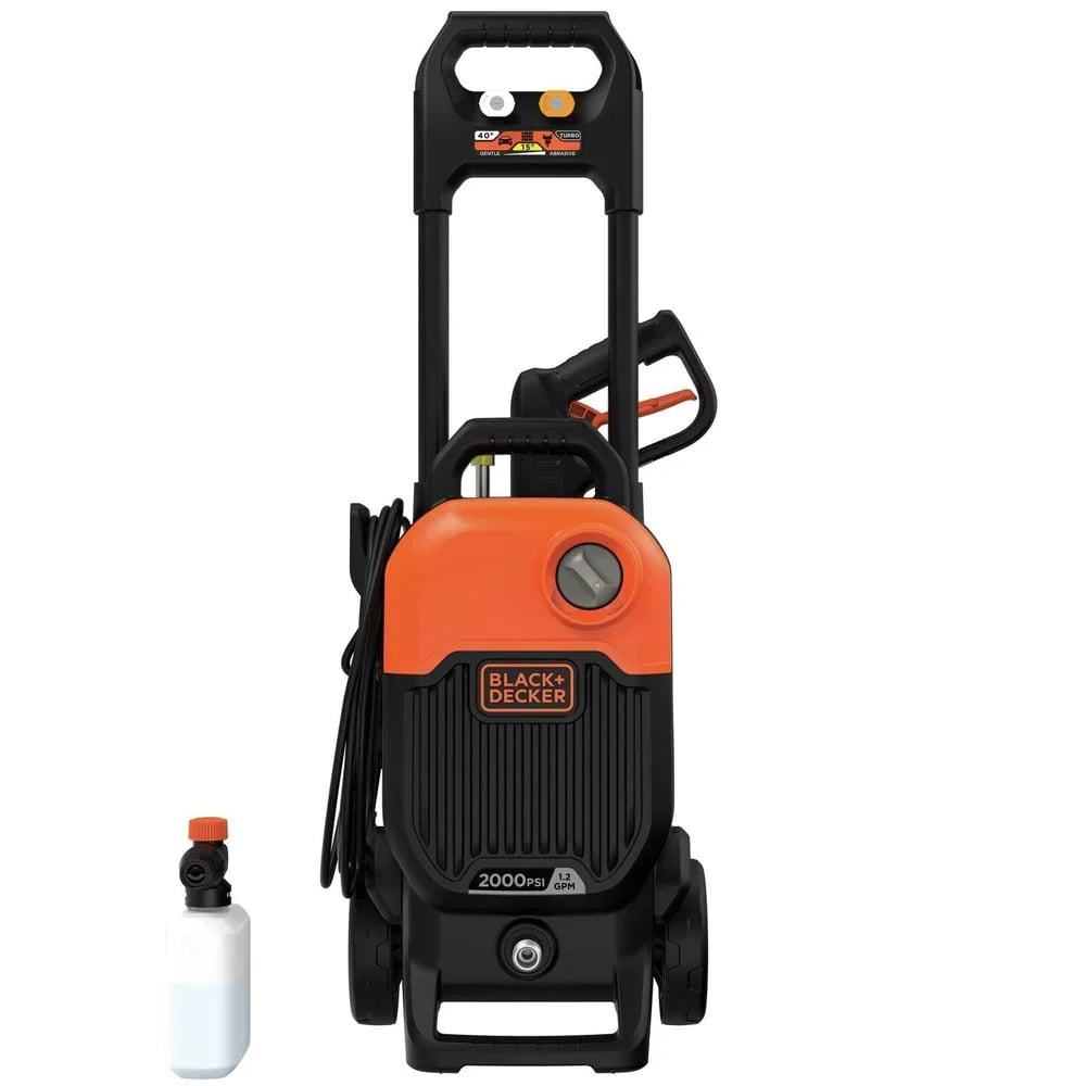 Black & Decker BEPW2000 2000 max PSI 1.2 GPM Corded Cold Water Pressure Washer