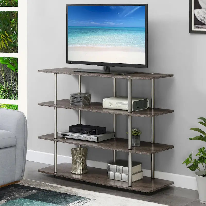 Convenience Concepts Designs2Go XL 55-Inch Highboy 4-Tier Television Stand