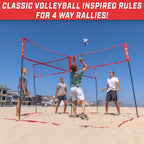 Slam X Square Volleyball Game Set | 14' x 14'
