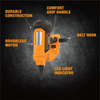Freeman PE20VTCNPN 20 Volt Cordless and Brushless 3" Single Pin Concrete Nailer (Tool Only) -C 750 Shots per Charge