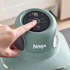 Ninja Crispi 4 - in - 1 Portable Glass Air Fryer Cooking System, 4 - Qt & 6 - Cup Containers, Cyberspace