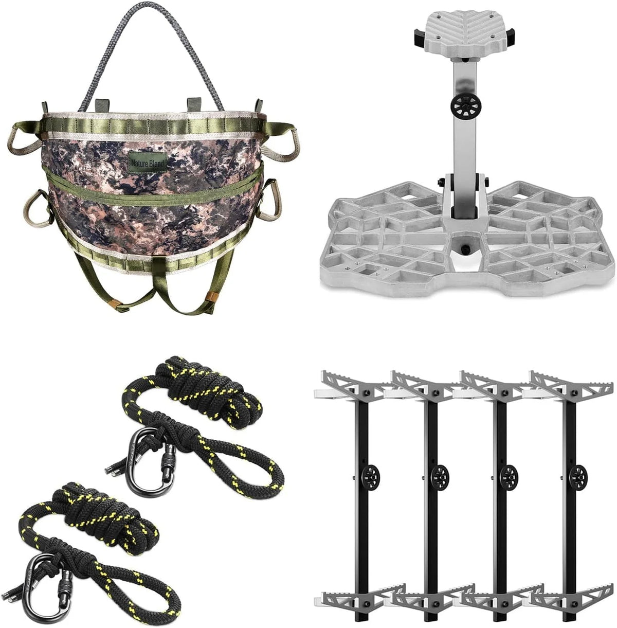 Tree Saddle Hunting Kit, Platform, Saddle, Climbing Gear