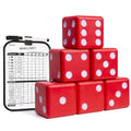 3.5" Giant Foam Playing Dice Set