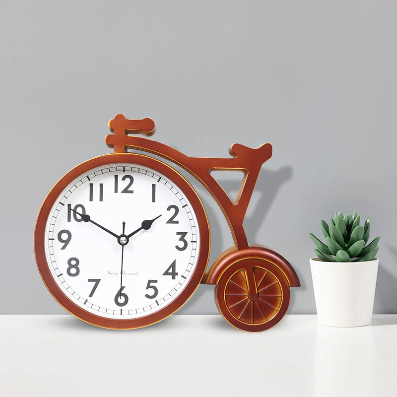 Modern Resin Table Clock – Decorative Desk & Living Room Home Decor
