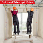 WORKPRO Cabinet Jack Support Pole, 54-114 in Adjustable, 154 lbs, 4-Pack