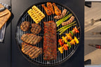 Expert Grill Kettle Cart with Pizza Accessories and Warming Rack